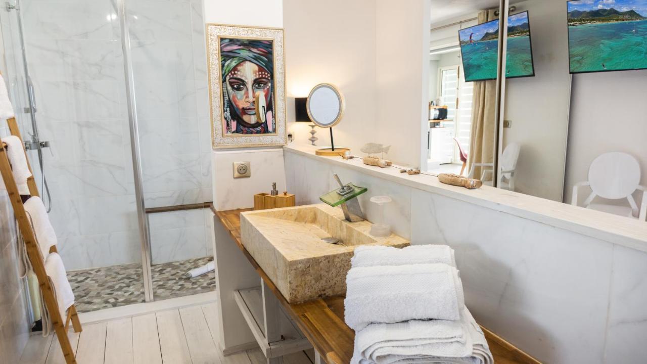 Official Page "Residence Bleu Marine" - Sea View Apartments & Studios - Saint-Martin French Side Grand-Case Extérieur photo