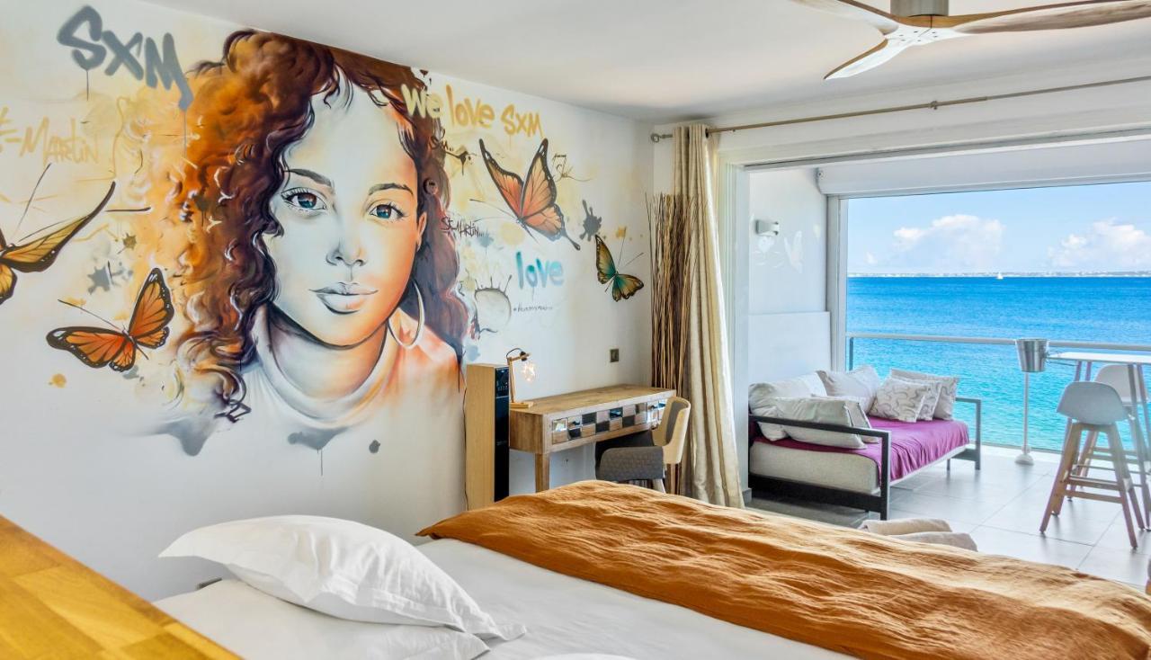 Official Page "Residence Bleu Marine" - Sea View Apartments & Studios - Saint-Martin French Side Grand-Case Extérieur photo