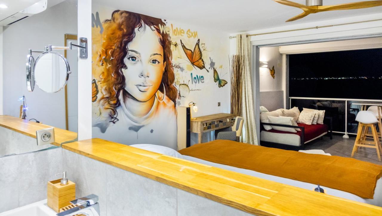Official Page "Residence Bleu Marine" - Sea View Apartments & Studios - Saint-Martin French Side Grand-Case Extérieur photo