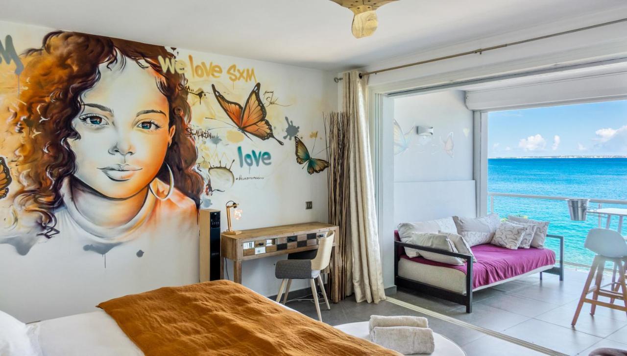 Official Page "Residence Bleu Marine" - Sea View Apartments & Studios - Saint-Martin French Side Grand-Case Extérieur photo