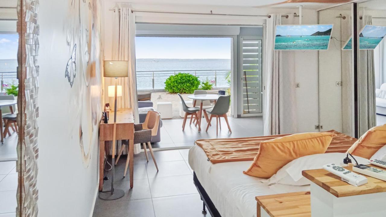 Official Page "Residence Bleu Marine" - Sea View Apartments & Studios - Saint-Martin French Side Grand-Case Chambre photo