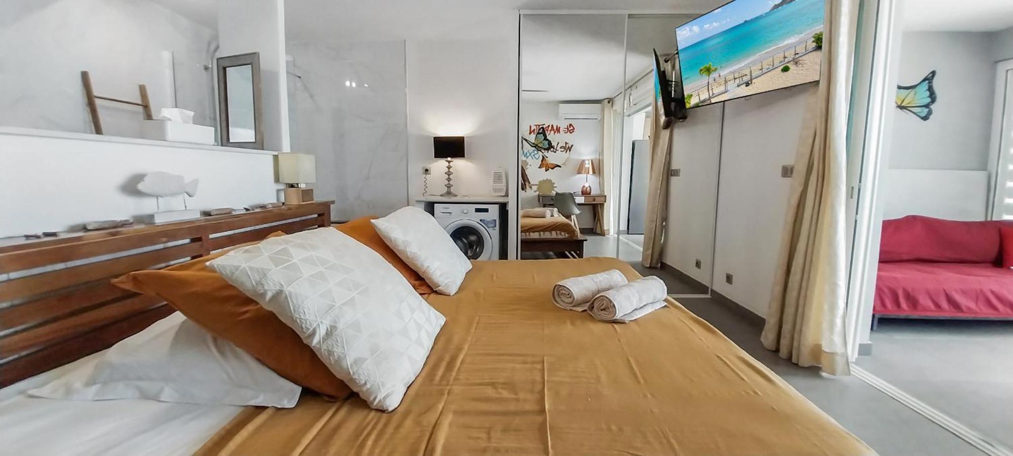 Official Page "Residence Bleu Marine" - Sea View Apartments & Studios - Saint-Martin French Side Grand-Case Extérieur photo