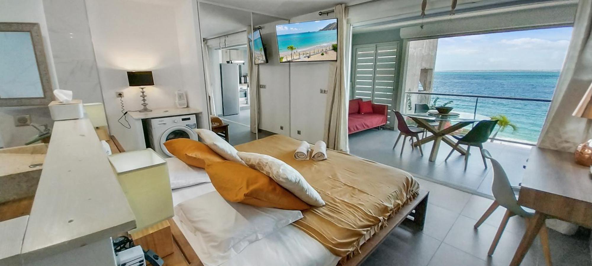 Official Page "Residence Bleu Marine" - Sea View Apartments & Studios - Saint-Martin French Side Grand-Case Extérieur photo