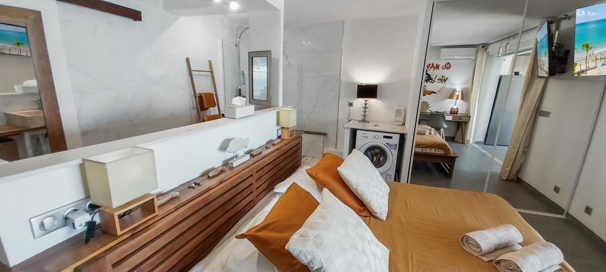 Official Page "Residence Bleu Marine" - Sea View Apartments & Studios - Saint-Martin French Side Grand-Case Chambre photo